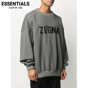 FEAR OF GOD x ZEGNA | GREY OVERSIZED SWEATSHIRT スウェット | 韓国 