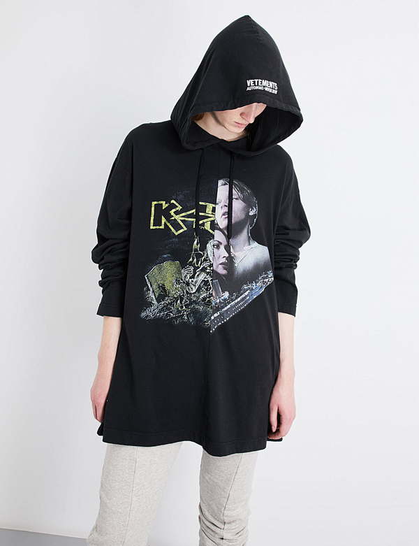 VETEMENTS ヴェトモン パーカー ブラック 黒 サイズ:S | タイタニック